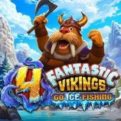 4 fantastic vikings go ice fishing